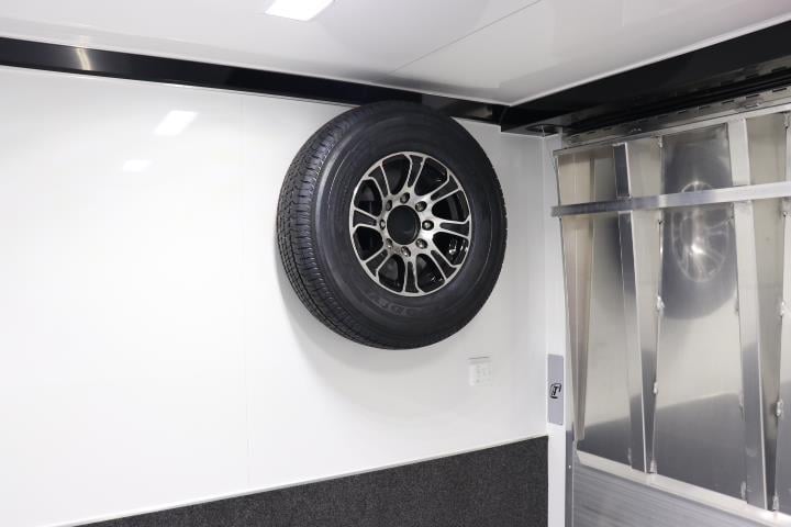 Spare Tire Wall Mount (Shown With Optioned Spare Tire)